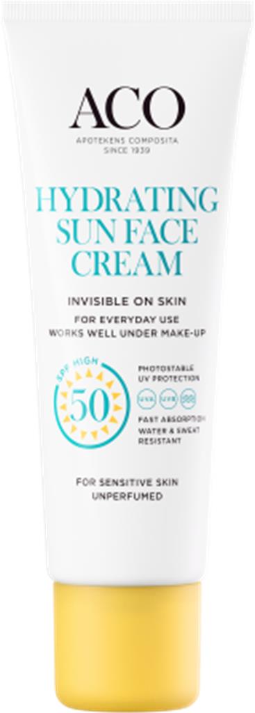 Bild på ACO Sun Hydrating Sun Face Cream SPF50, 40 ml