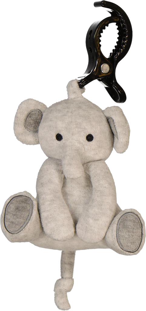 Bild på Geggamoja Barnvagnsleksak Elefant Grå, 1 st