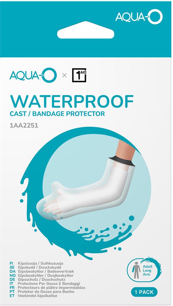 Bild på One-Aid Duschskydd Silikon Lång Arm, 1 st