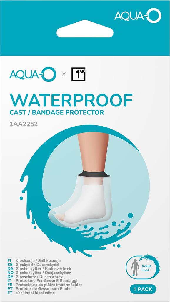 Bild på One-Aid Duschskydd Silikon Vuxen Fot, 1 st