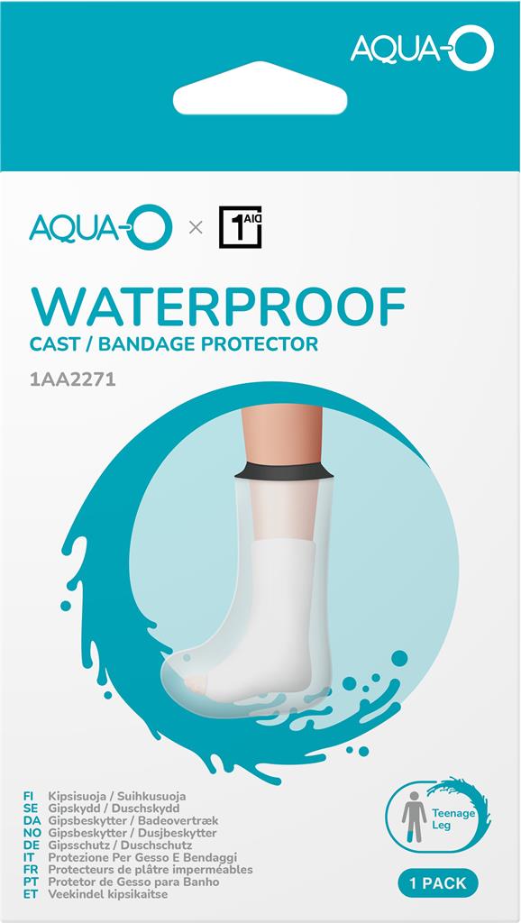 Bild på One-Aid Duschskydd Silikon Ungdom Ben, 1 st