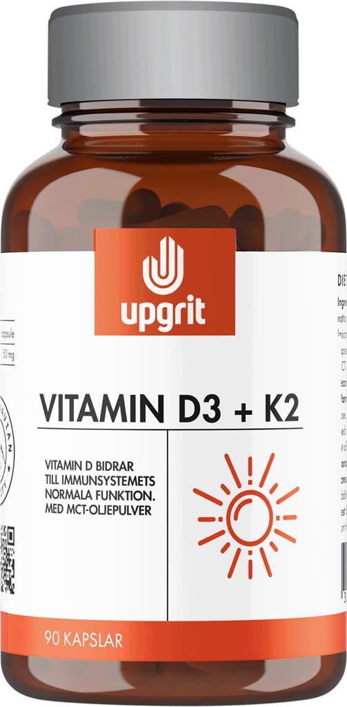 Bild på Upgrit Vitamin D3 + K2, 90 st
