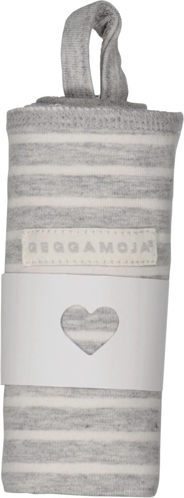 Bild på Geggamoja Snuttefilt Bambu Classic Grå/Vit, 1 st