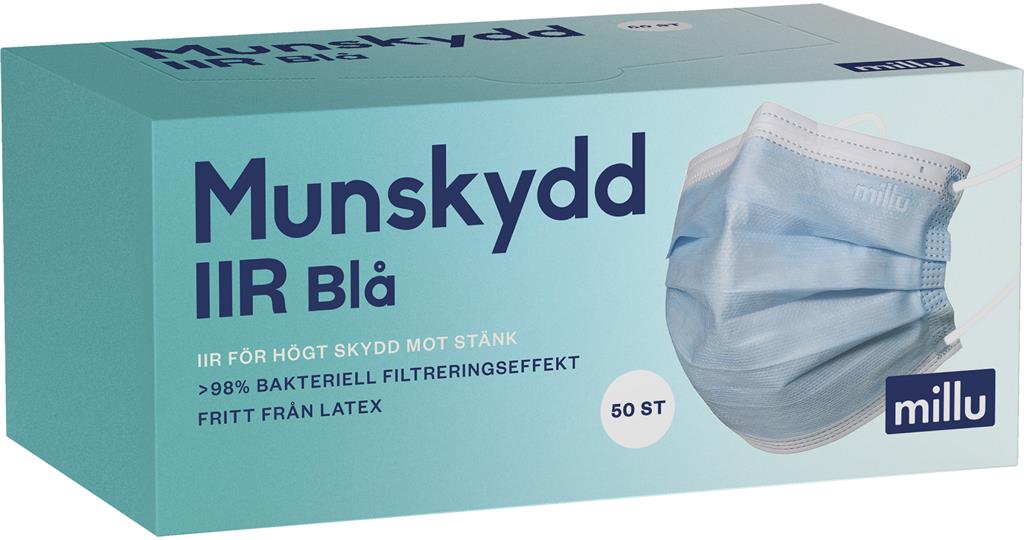 Bild på Millu Munskydd IIR Blå, 50 st