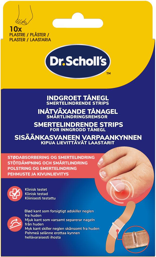 Bild på Dr. Scholls Ingrown Toenail Pain Relief Strips, 10 st