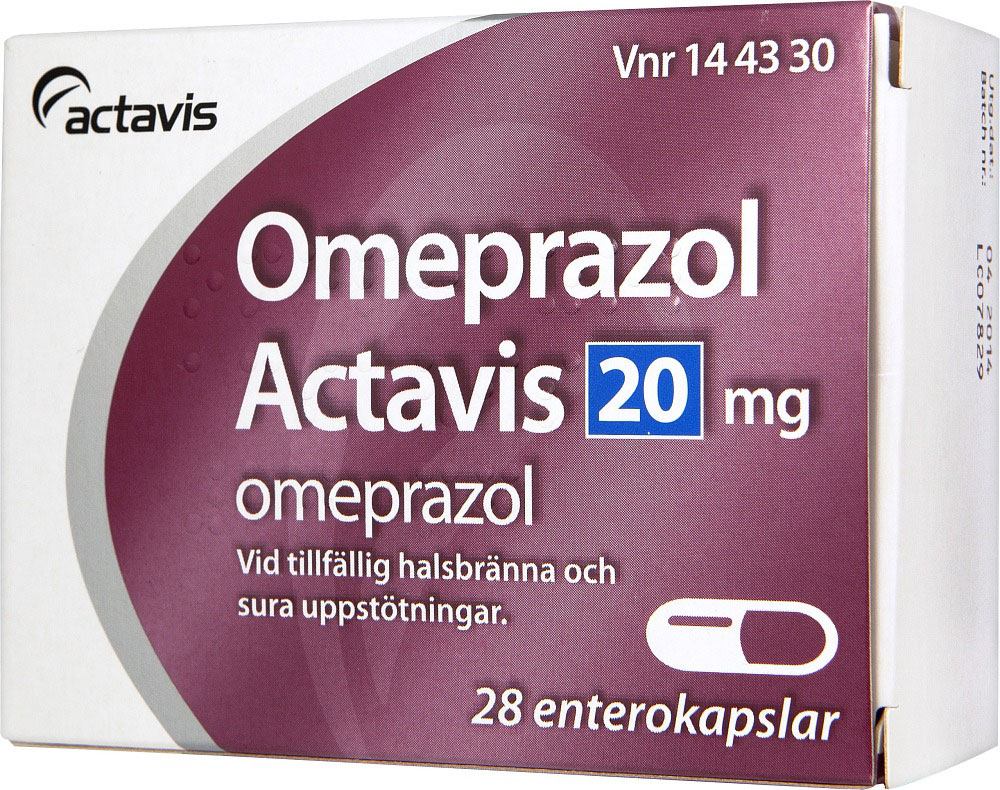 Bild på Omeprazol Actavis, enterokapsel, hård 20 mg, 28 st