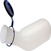 Bild på Urinflaska flergångs med lock, utan handtag, 1 st