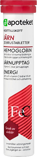 Bild på Apoteket Järn brus, 20 st
