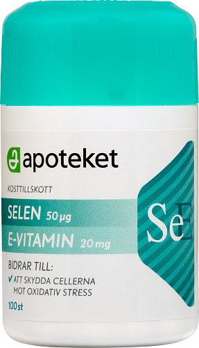 Bild på Apoteket Selen + E-vitamin, 100 st