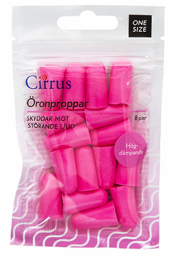 Bild på Cirrus Öronpropp Rosa, 8 par