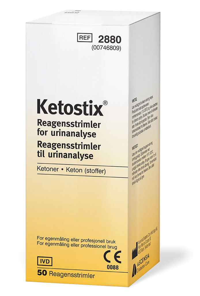 Bild på Ketostix, reagensstickor, 50 styck