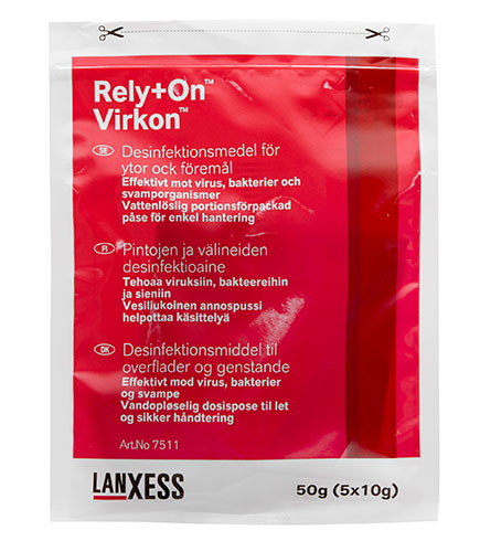 Bild på Virkon desinf instr/ytor, 2 x 5 x 10 g