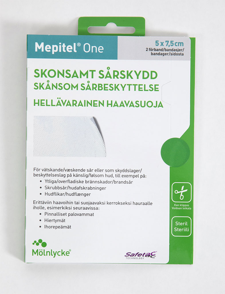 Bild på Mepitel sårskydd 5 x 7,5 cm, 2 st
