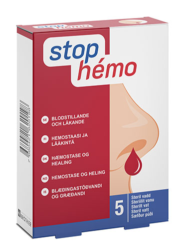 Blodstillande vadd Stop-Hemo, 5 st