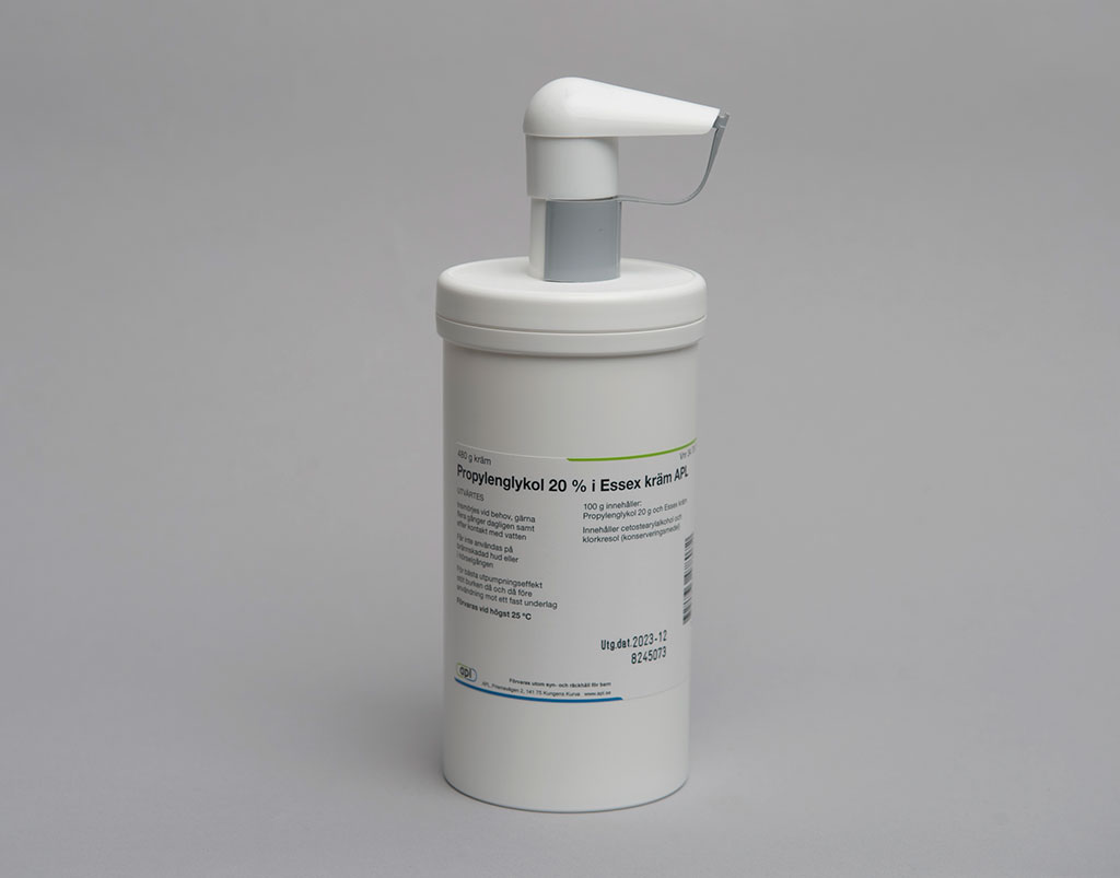 Bild på Propylenglykol i Essex kräm APL, kräm 20 % (med pump), 480 g