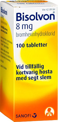 Bild på Bisolvon, tablett 8 mg, 100 st