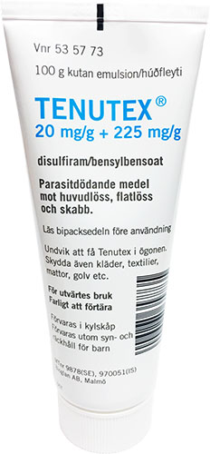 Bild på Tenutex, kutan emulsion 20 mg/g + 225 mg/g, 100 g