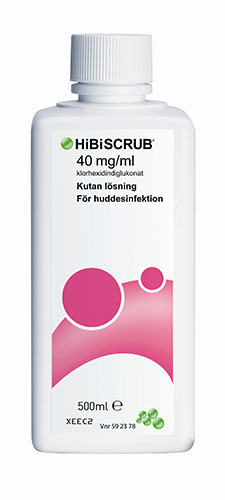 Hibiscrub, kutan lösning 40 mg/ml, 500 ml