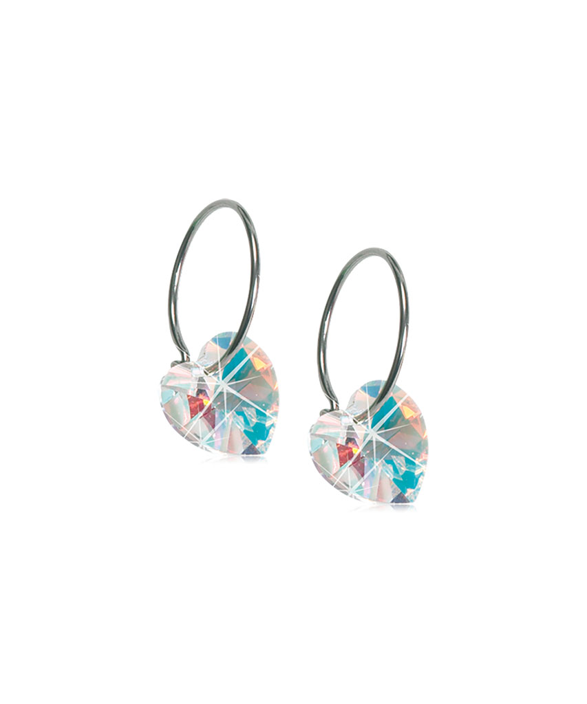 Bild på Blomdahl NT Ring 14mm Heart, 1 par