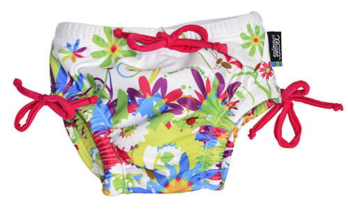 Bild på Swimpy Nappy Flower M Badblöja, 1 st