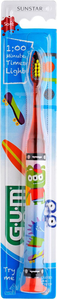 Bild på GUM Monster Light-Up Barntandborste, 1 st