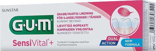 Bild på GUM Sensivital +  Tandkräm, 75 ml