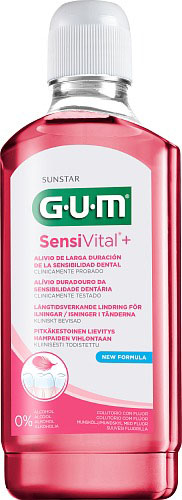 Bild på GUM Sensivital +  Munskölj, 500 ml