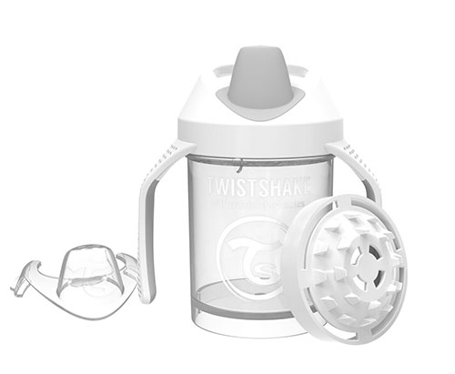 Twistshake Mini Cup 230ml 4m+ White, 1 st