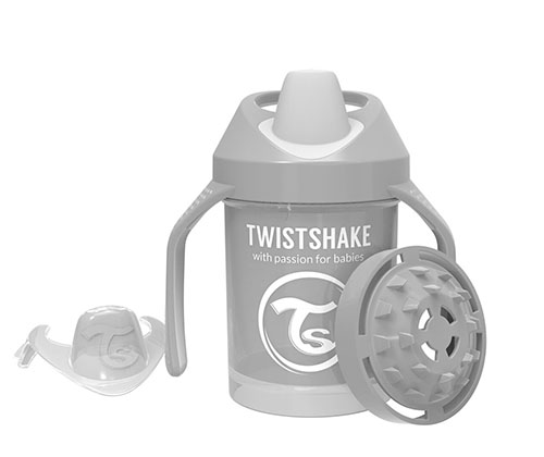 Twistshake Mini Cup 230ml 4m+ Pastel Grey, 1 st