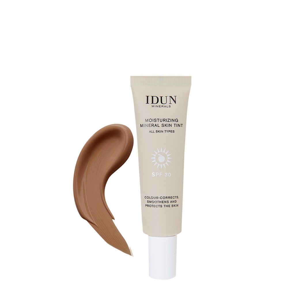 Bild på IDUN Minerals Moisturizing Mineral Skin Tint SPF 30 Vasastan Tan / Deep, 27 ml