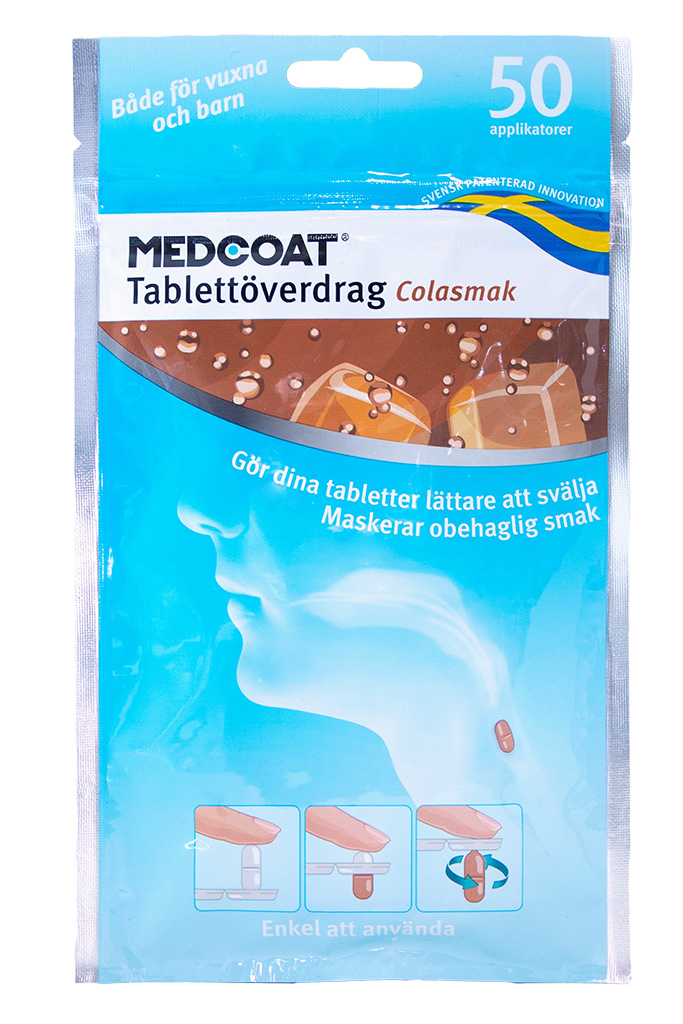 Bild på Medcoat, tablettöverdrag, colasmak, 50 styck