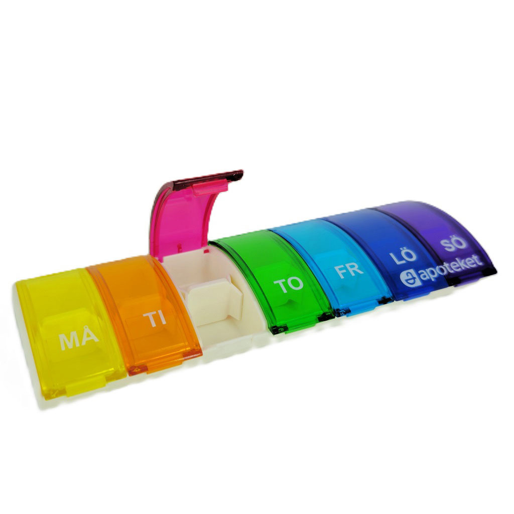 Bild på Apoteket Doseringsask Regnbåge, 1 st