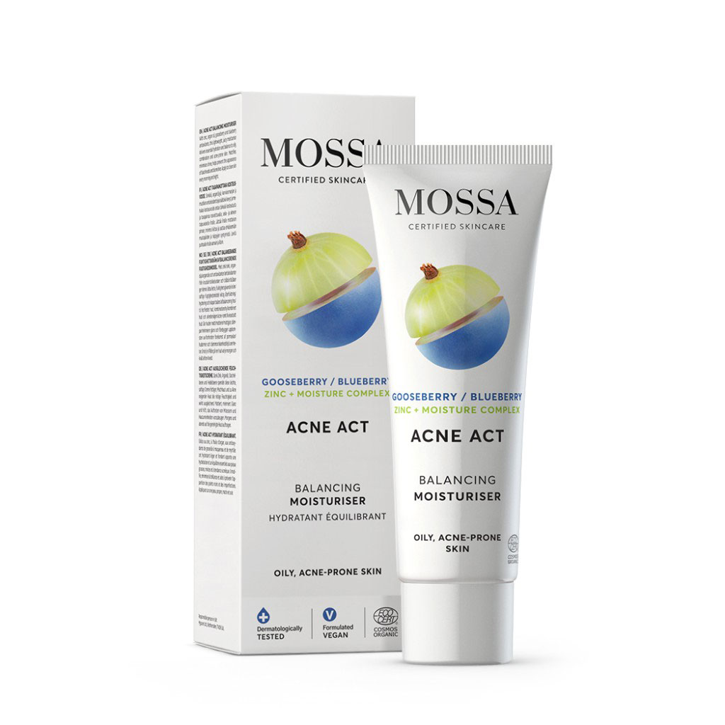 Bild på Mossa ACNE ACT Balancing Moisturiser, 50 ml