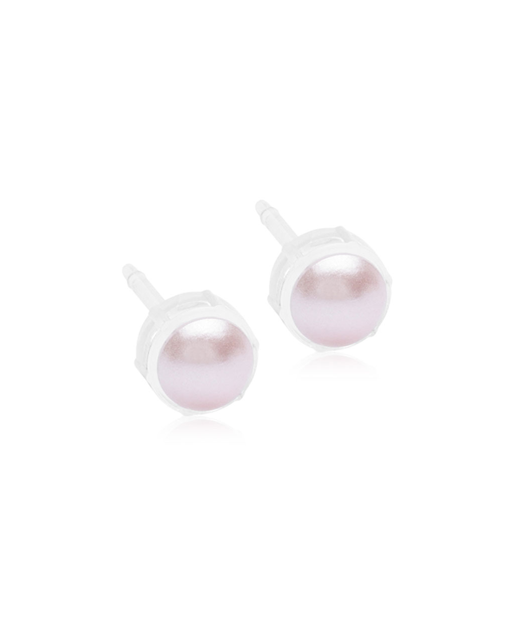 Bild på Blomdahl MP Bezel Pearl 6 mm Light rose, 1 par