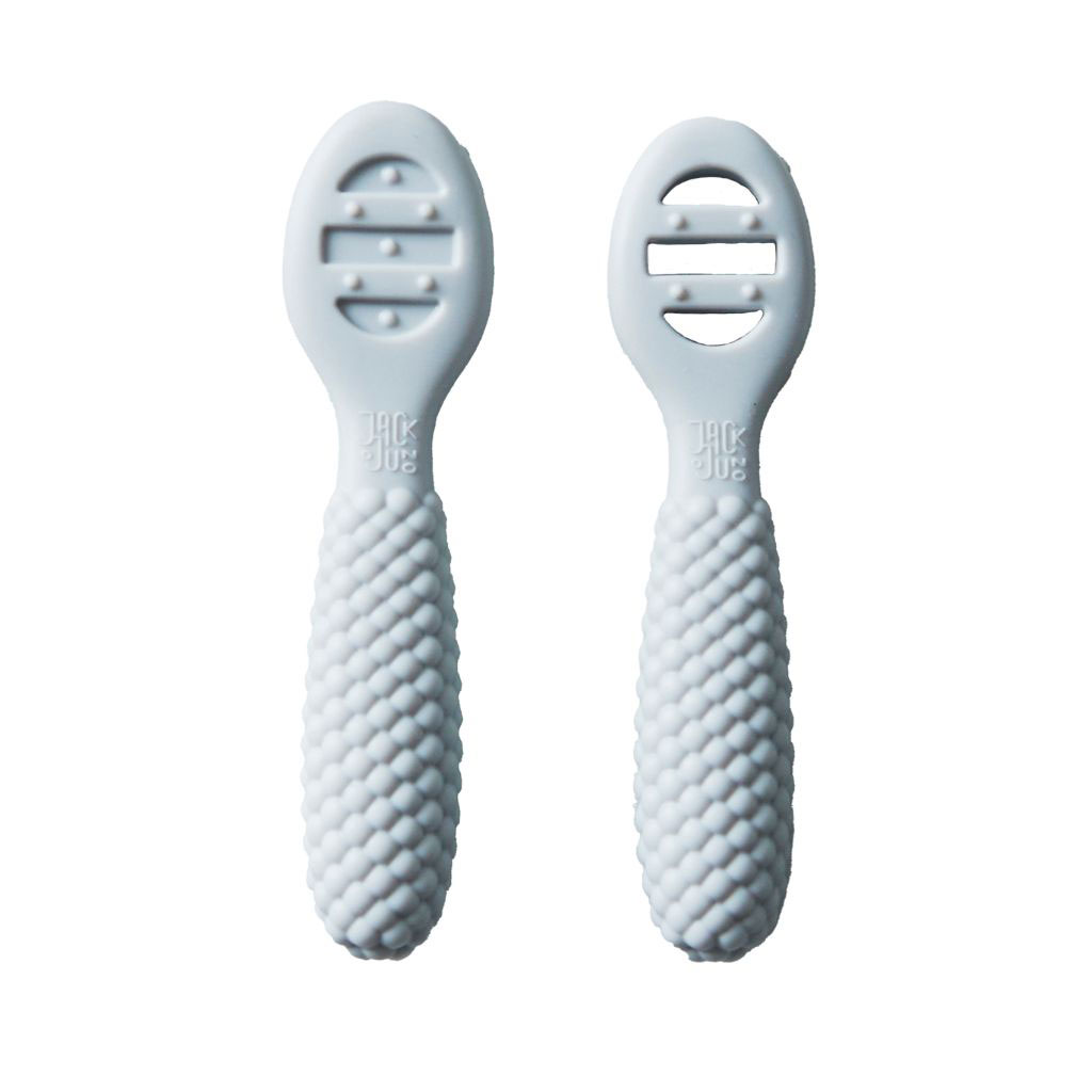 Bild på Jack o Juno Pre-Spoon Glacier Grey, 2 st