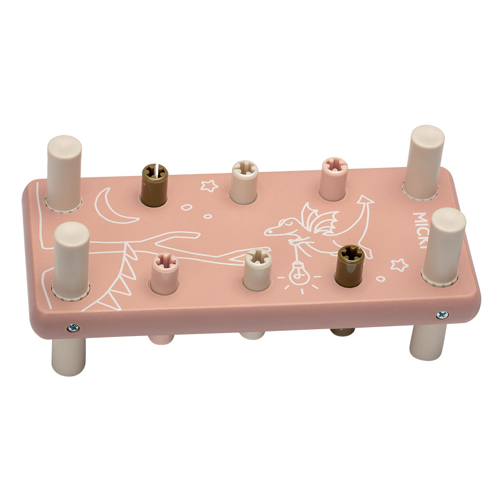 Bild på MICKI Bultbräda Rosa, 1 st