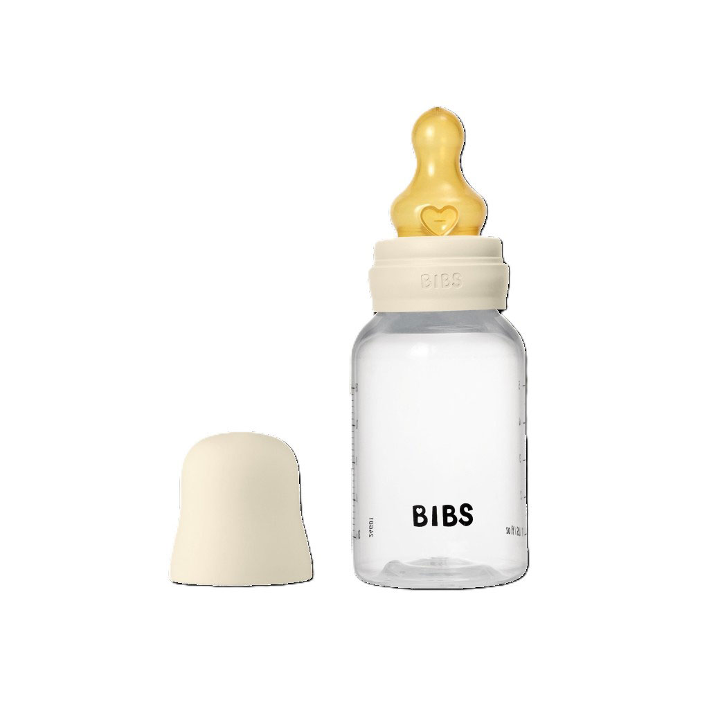 Bild på BIBS Nappflaska PP Latex 150ml Ivory , 1 st