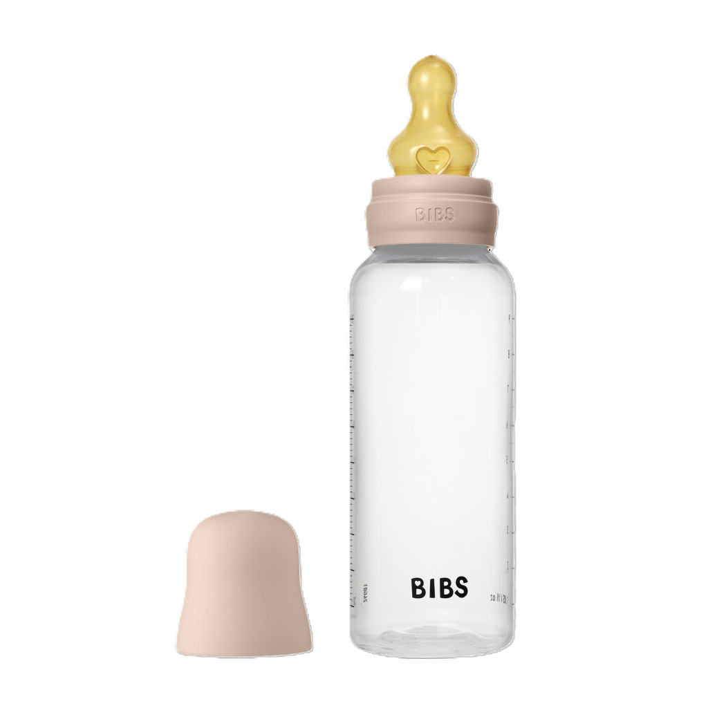Bild på BIBS Nappflaska PP Latex 270ml Blush, 1 st