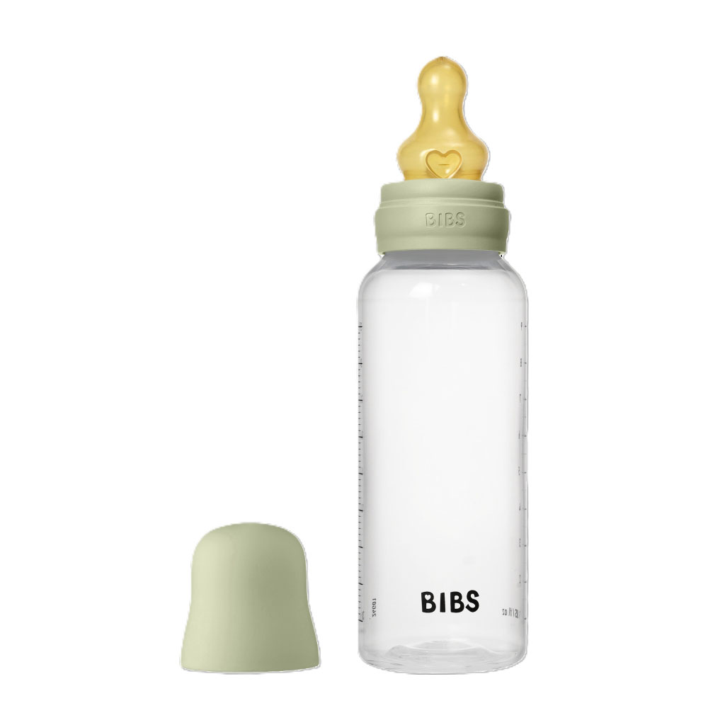 Bild på BIBS Nappflaska PP Latex 270ml Sage, 1 st