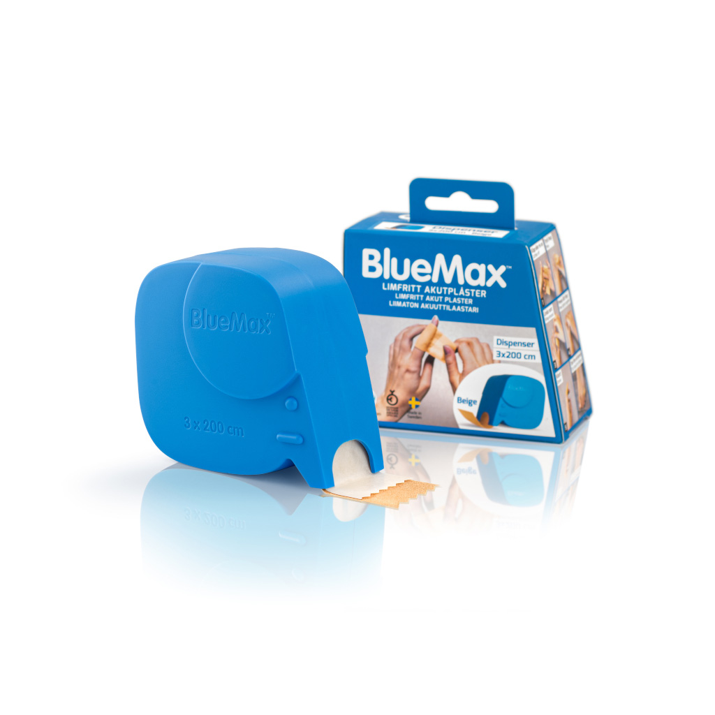 Bild på BlueMax Akutplåster 3 cm x 2 m, 1 st