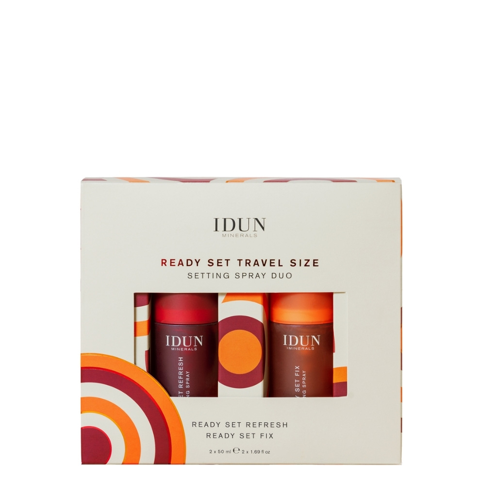 Bild på IDUN MINERALS Setting Spray Travel Size Duo, 2 x 50 ml