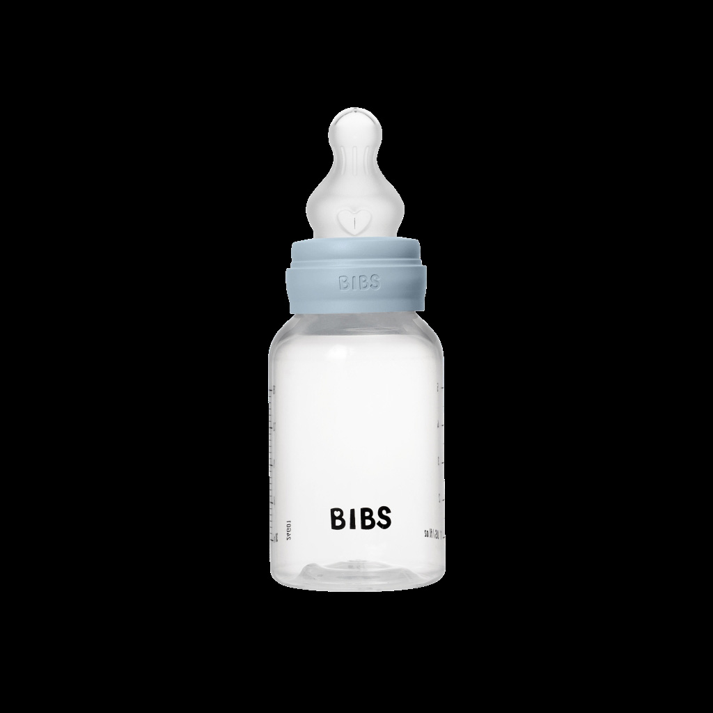 Bild på BIBS Baby Bottle 150ml Silicon Blue, 1 st