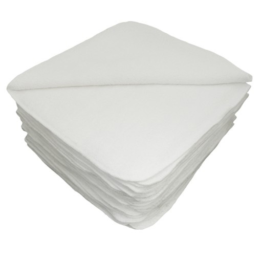 Bild på MuslinZ Bamboo Cotton Terry Wipes White, 12 st